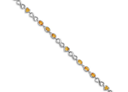 Sterling Silver Bracelets Style QX880CI - Classique Jewelry Inc.