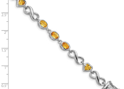 Sterling Silver Bracelets Style QX880CI - Classique Jewelry Inc.