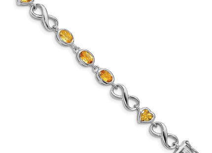Sterling Silver Bracelets Style QX880CI - Classique Jewelry Inc.
