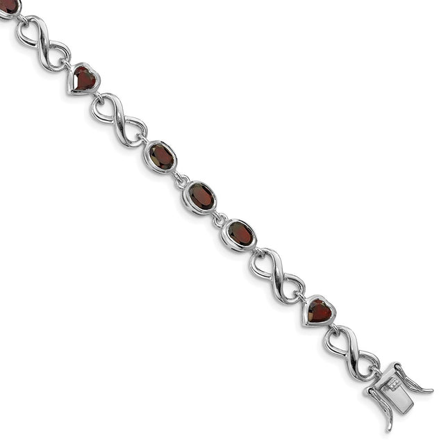 Sterling Silver Bracelets Style QX881GA - Classique Jewelry Inc.