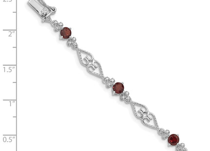 Sterling Silver Bracelets Style QX884GA - Classique Jewelry Inc.