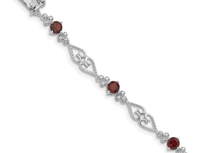Sterling Silver Bracelets Style QX884GA - Classique Jewelry Inc.