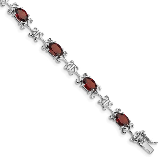 Sterling Silver Bracelets Style QX888GA - Classique Jewelry Inc.