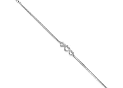 Sterling Silver Bracelets Style QX923CZ - Classique Jewelry Inc.