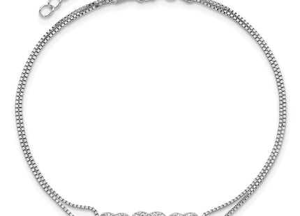 Sterling Silver Bracelets Style QX923CZ - Classique Jewelry Inc.