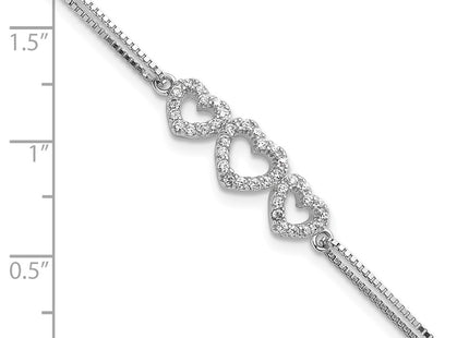 Sterling Silver Bracelets Style QX923CZ - Classique Jewelry Inc.