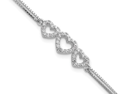 Sterling Silver Bracelets Style QX923CZ - Classique Jewelry Inc.