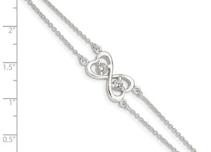 Sterling Silver Bracelets Style QX924CZ - Classique Jewelry Inc.