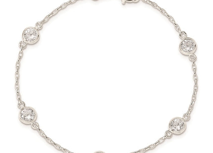 Sterling Silver Bracelets Style QX936CZ - Classique Jewelry Inc.