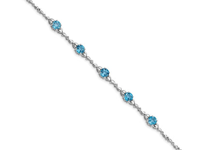Sterling Silver Bracelets Style QX946BT - Classique Jewelry Inc.