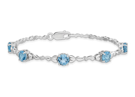 Sterling Silver Bracelets Style QX946BT - Classique Jewelry Inc.