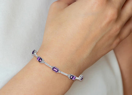 Sterling Silver Bracelets Style QX947AM - Classique Jewelry Inc.
