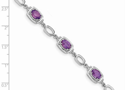 Sterling Silver Bracelets Style QX948AM - Classique Jewelry Inc.