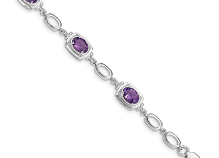 Sterling Silver Bracelets Style QX948AM - Classique Jewelry Inc.