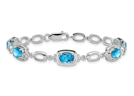 Sterling Silver Bracelets Style QX948BT - Classique Jewelry Inc.
