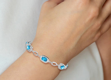 Sterling Silver Bracelets Style QX948BT - Classique Jewelry Inc.