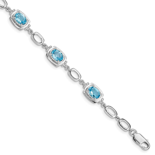 Sterling Silver Bracelets Style QX948BT - Classique Jewelry Inc.