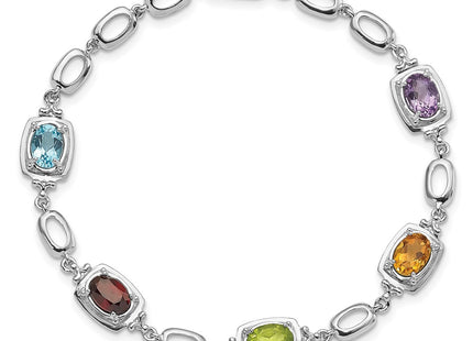 Sterling Silver Bracelets Style QX948RB - Classique Jewelry Inc.