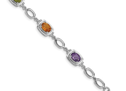 Sterling Silver Bracelets Style QX948RB - Classique Jewelry Inc.