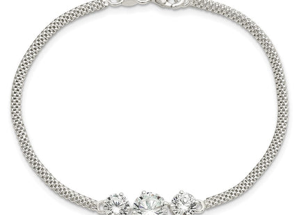 Sterling Silver Bracelets Style QX958CZ - Classique Jewelry Inc.