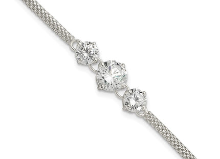 Sterling Silver Bracelets Style QX958CZ - Classique Jewelry Inc.