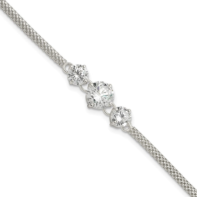 Sterling Silver Bracelets Style QX958CZ - Classique Jewelry Inc.
