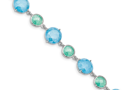 Sterling Silver Bracelets Style QX970CZ - Classique Jewelry Inc.