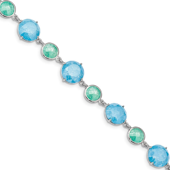 Sterling Silver Bracelets Style QX970CZ - Classique Jewelry Inc.