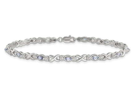 Sterling Silver Bracelets Style QX974TZ - Classique Jewelry Inc.