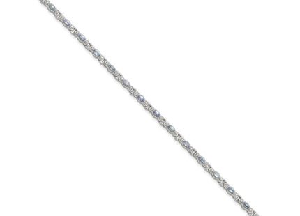 Sterling Silver Bracelets Style QX975TZ - Classique Jewelry Inc.