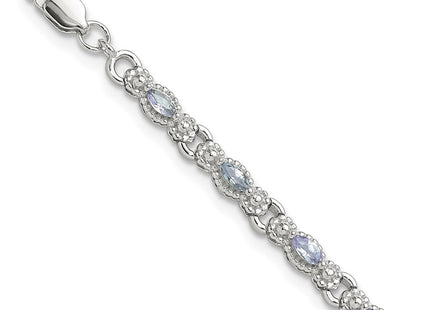 Sterling Silver Bracelets Style QX975TZ - Classique Jewelry Inc.