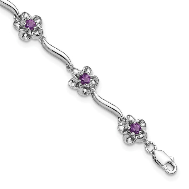 Sterling Silver Bracelets Style QX980AM - Classique Jewelry Inc.