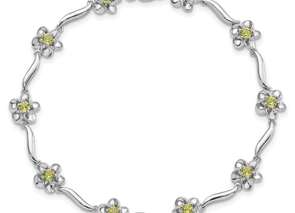 Sterling Silver Bracelets Style QX982PE - Classique Jewelry Inc.