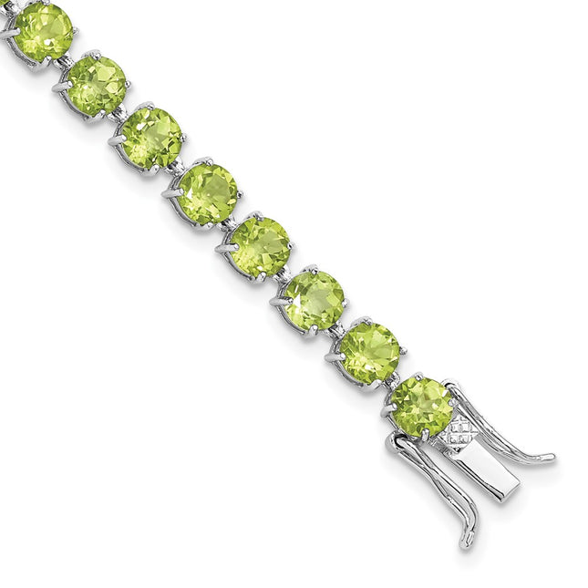 Sterling Silver Bracelets Style QX992PE - Classique Jewelry Inc.