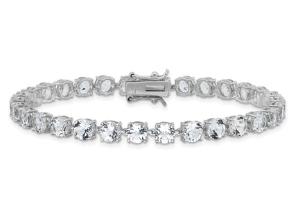 Sterling Silver Bracelets Style QX992WT - Classique Jewelry Inc.