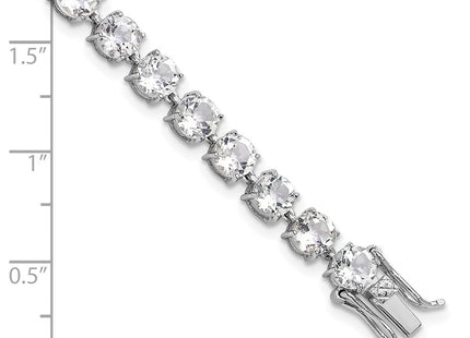 Sterling Silver Bracelets Style QX992WT - Classique Jewelry Inc.