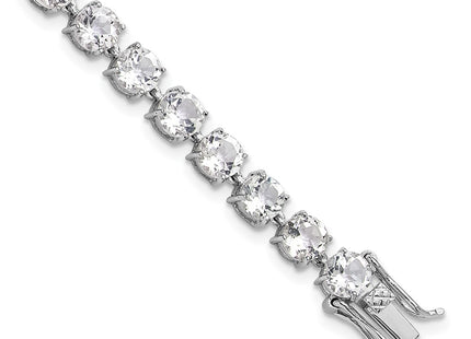 Sterling Silver Bracelets Style QX992WT - Classique Jewelry Inc.
