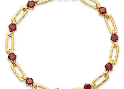 SS/Gold Plated Chain Bracelets Style QX993GA - Classique Jewelry Inc.