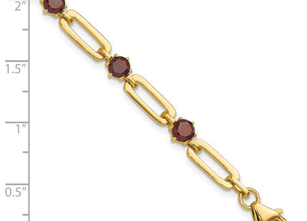 SS/Gold Plated Chain Bracelets Style QX993GA - Classique Jewelry Inc.
