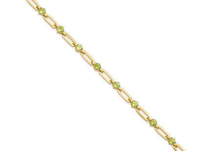 SS/Gold Plated Chain Bracelets Style QX993PE - Classique Jewelry Inc.