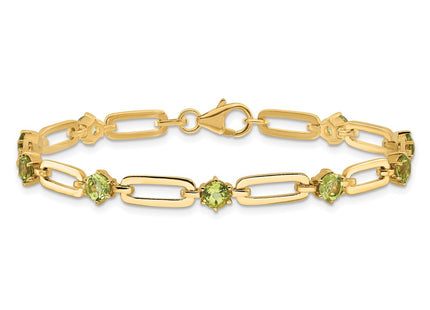 SS/Gold Plated Chain Bracelets Style QX993PE - Classique Jewelry Inc.
