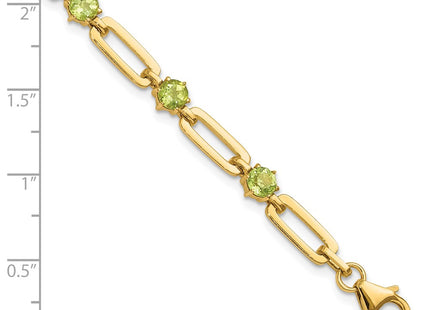 SS/Gold Plated Chain Bracelets Style QX993PE - Classique Jewelry Inc.