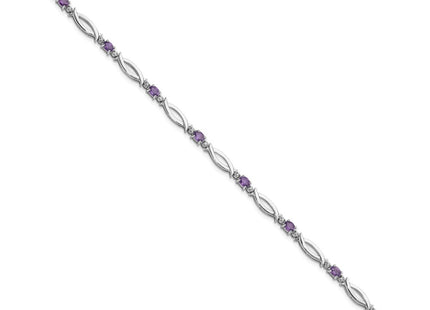 Sterling Silver Bracelets Style QX994AM - Classique Jewelry Inc.