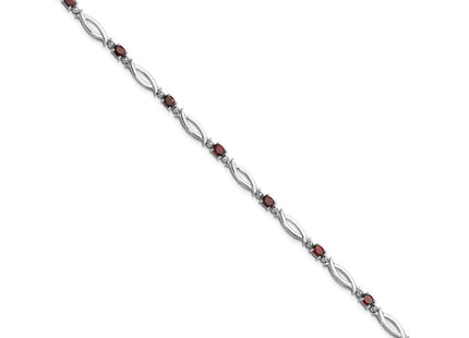 Sterling Silver Bracelets Style QX994GA - Classique Jewelry Inc.