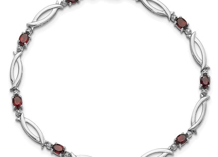 Sterling Silver Bracelets Style QX994GA - Classique Jewelry Inc.