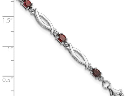 Sterling Silver Bracelets Style QX994GA - Classique Jewelry Inc.
