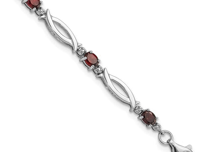 Sterling Silver Bracelets Style QX994GA - Classique Jewelry Inc.