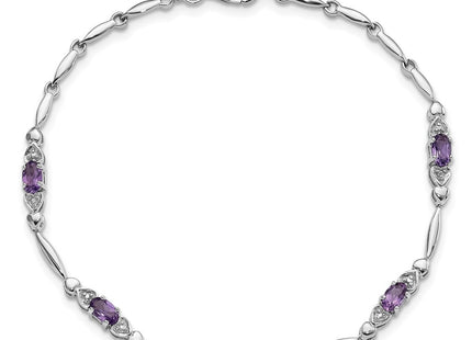Sterling Silver Bracelets Style QX995AM - Classique Jewelry Inc.