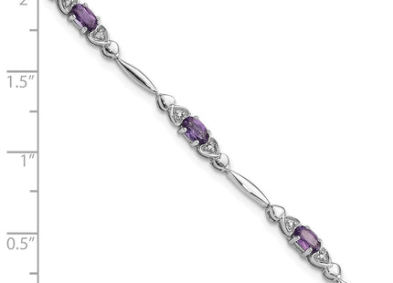 Sterling Silver Bracelets Style QX995AM - Classique Jewelry Inc.