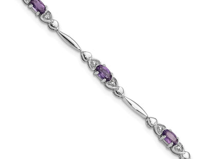 Sterling Silver Bracelets Style QX995AM - Classique Jewelry Inc.